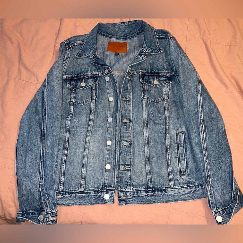 Lucky Brand jean jacket, like new, plus size 1x/16